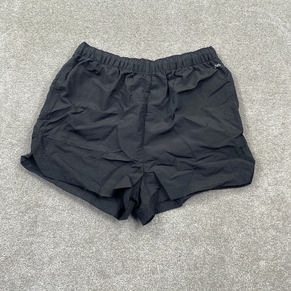 DSG Women's‎ Black Athletic Running Shorts Size M Nylon Elastic Waist Drawstring